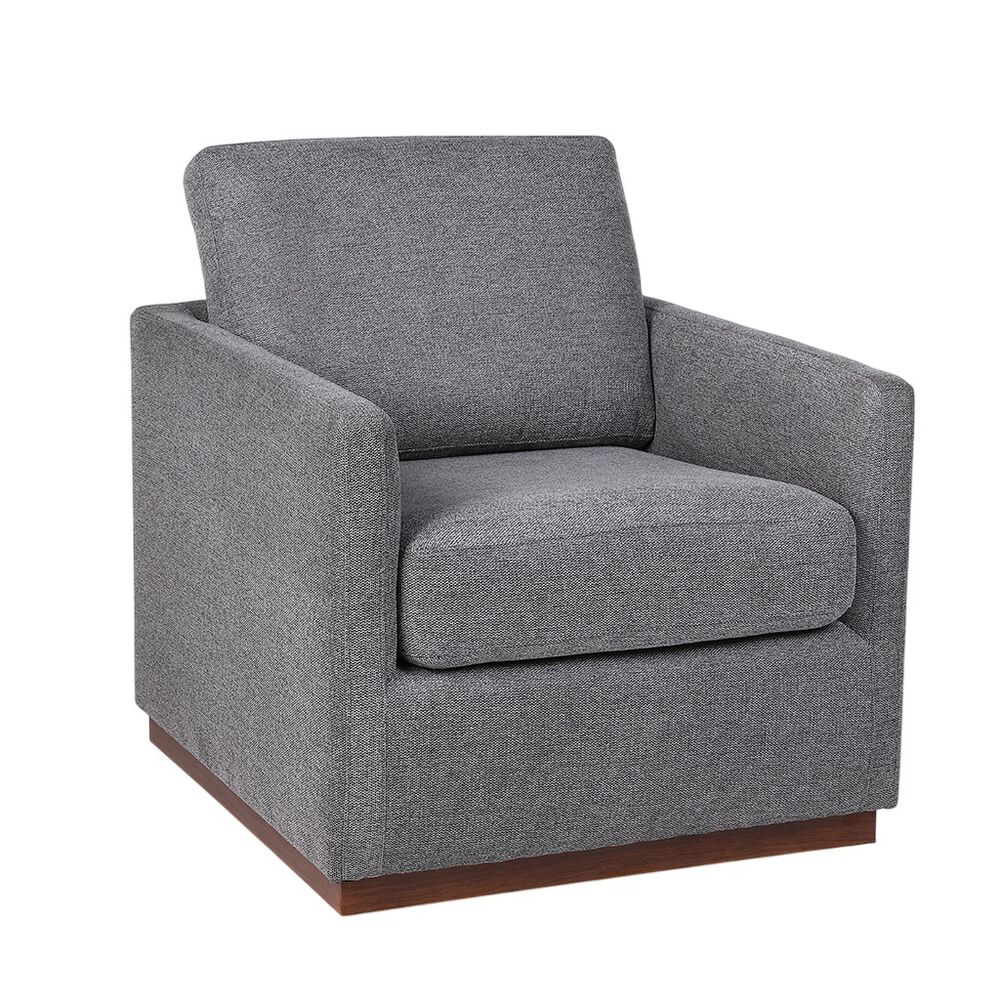 Sill&oacute;n de Acento Giratorio Gris Member's Choice image number 4