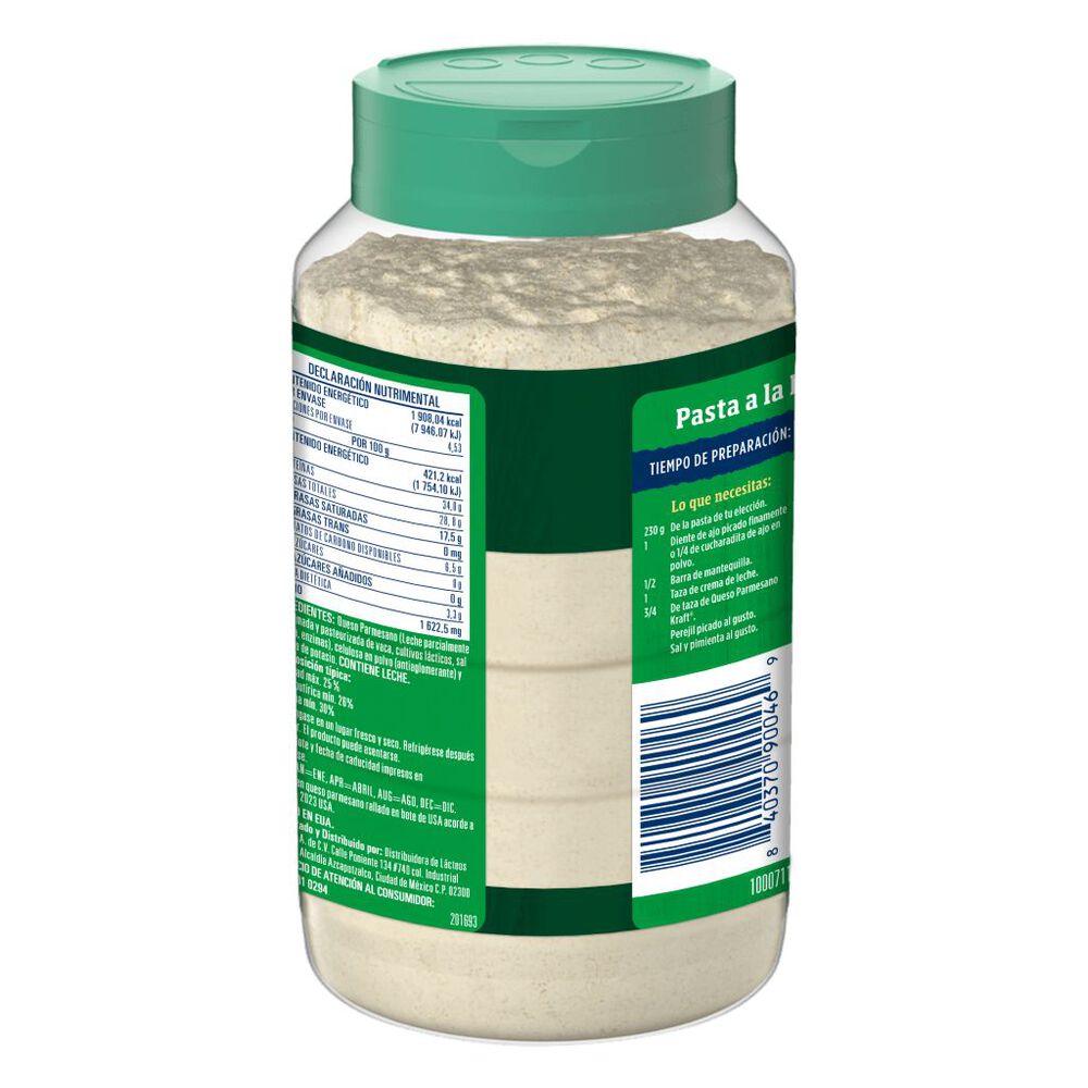 Queso Parmesano Rallado Kraft 453 G image number 4