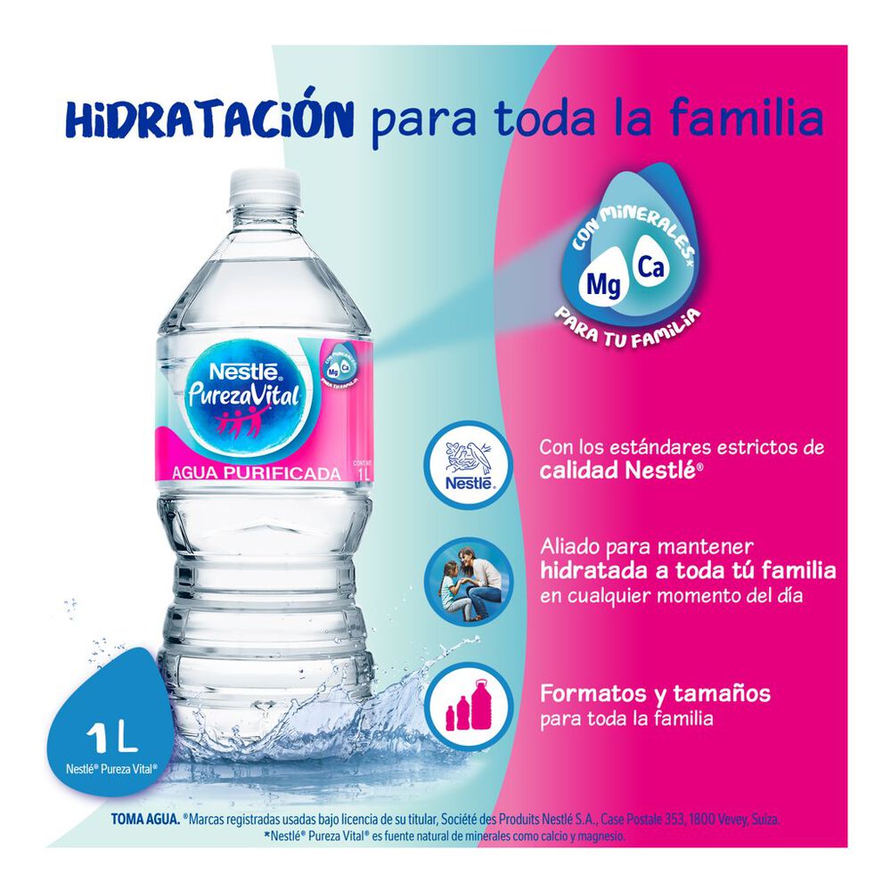 Agua Natural Nestlé Pureza Vital 12/1 Lt image number 1