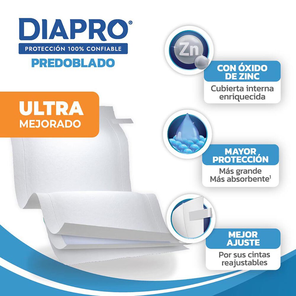 PA&Ntilde;AL PREDOBLADO DIAPRO 40 PZ image number 3
