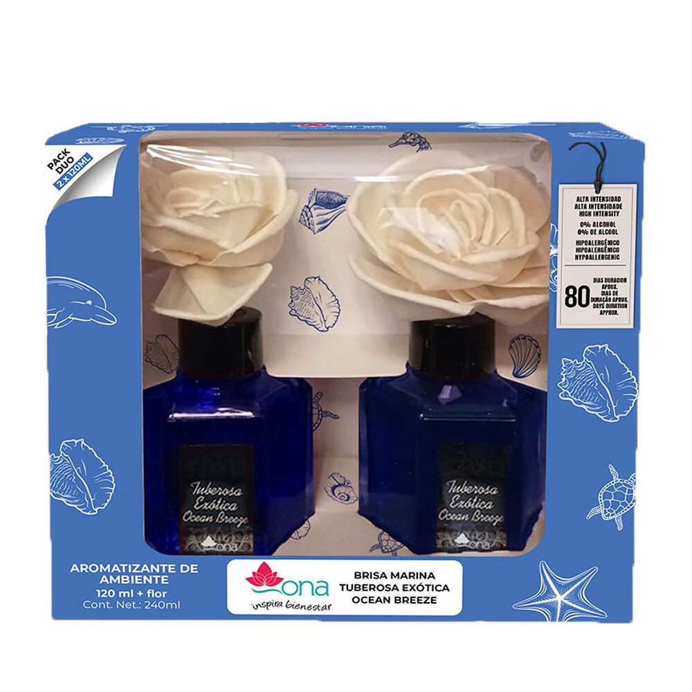2 Pack Difusor Brisa Marina 120 ML Ona image number 1