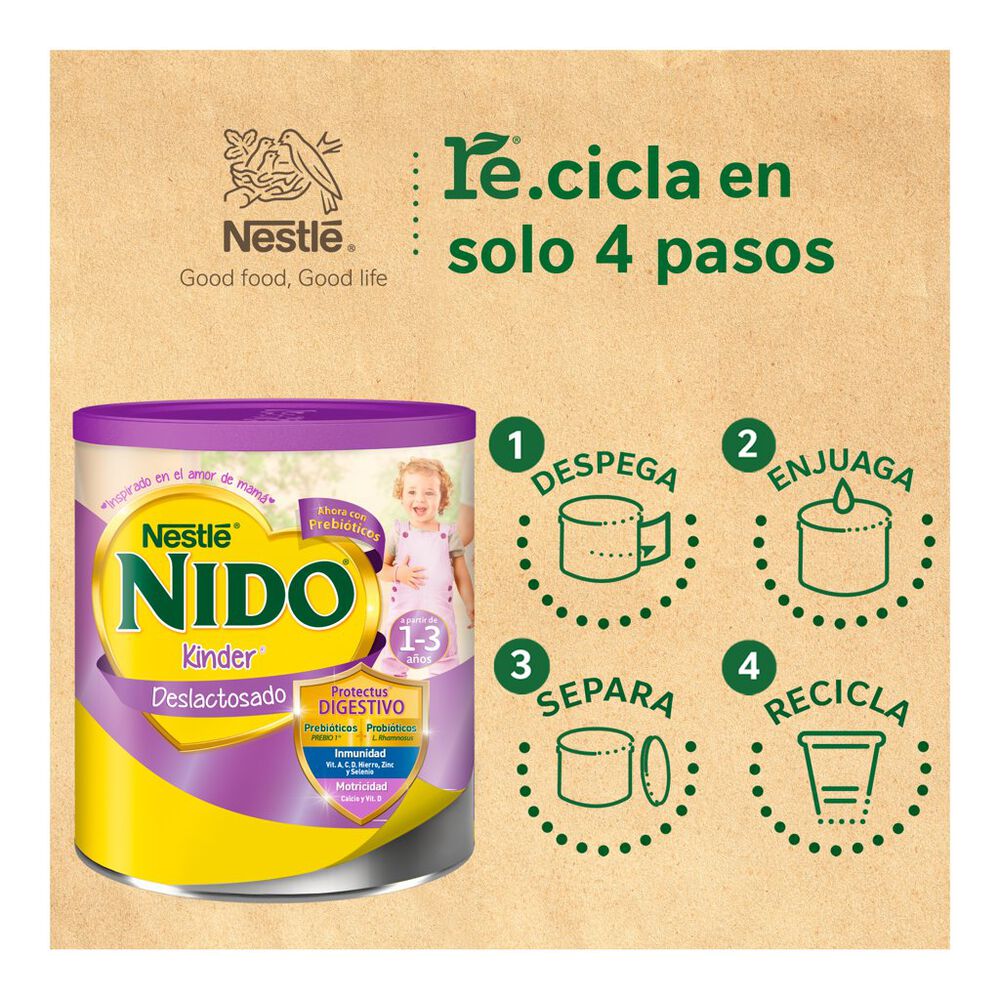 Leche en Polvo Deslactosada Nido K&iacute;nder 2.2 Kg image number 6