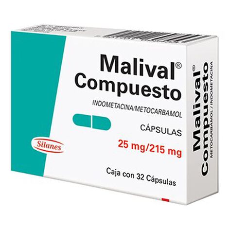 Malival Compuesto 25 mg/215 mg Oral 32 Cap