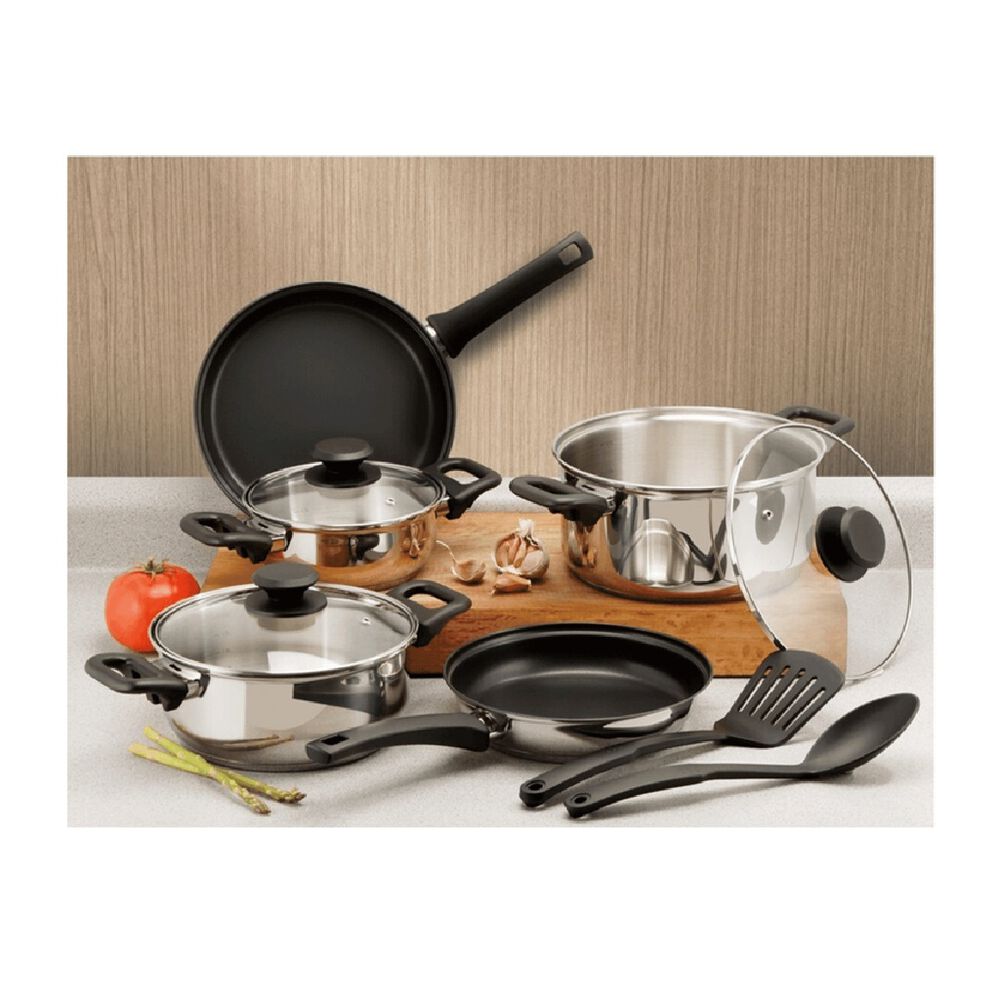 Bateria Acero Inox 10pzas Tramontina image number 2