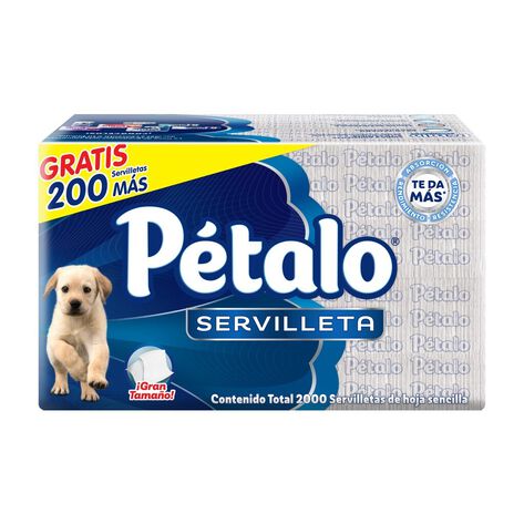 Servilleta Bonus P&eacute;talo 2000 pzas