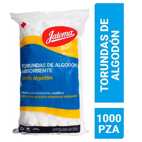 Torunda de algod&oacute;n Jaloma 500 gramos