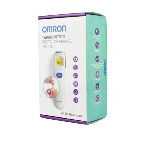 Termometro digital de  frente Omron MC-720 1 pza