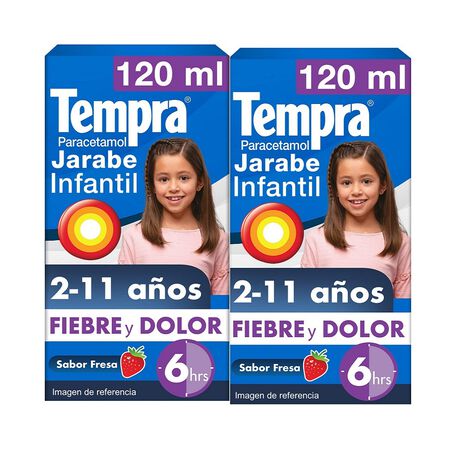 Jarabe Tempra Infantil 3.2g/100ml 2 Pack