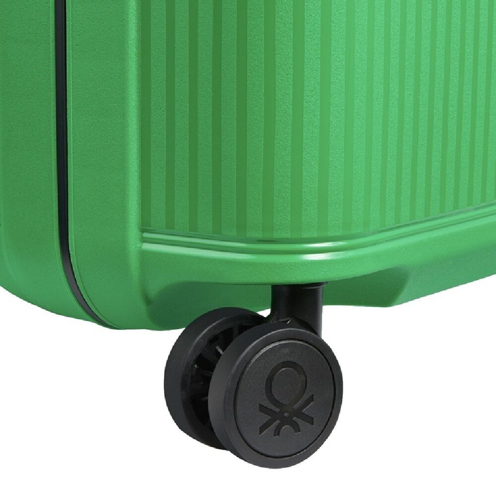 Maleta R&iacute;gida 55 cm Verde Benetton image number 4