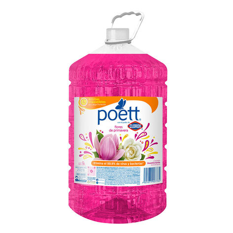 Limpiador L&iacute;quido Flores De Primavera Poett 9 L