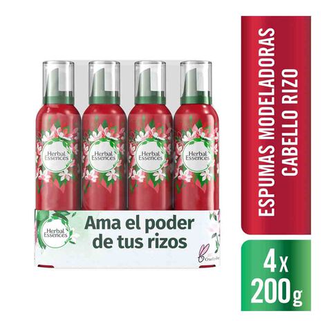 Mousse Prol&oacute;ngalos Herbal Essences  4 / 200 ml