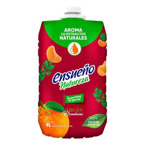 Suavizante Arg&aacute;n Mandarina Ensue&ntilde;o 9 L