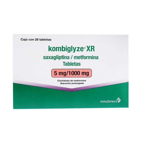 Kombiglyze Xr 5mg/1000mg 28 Tab