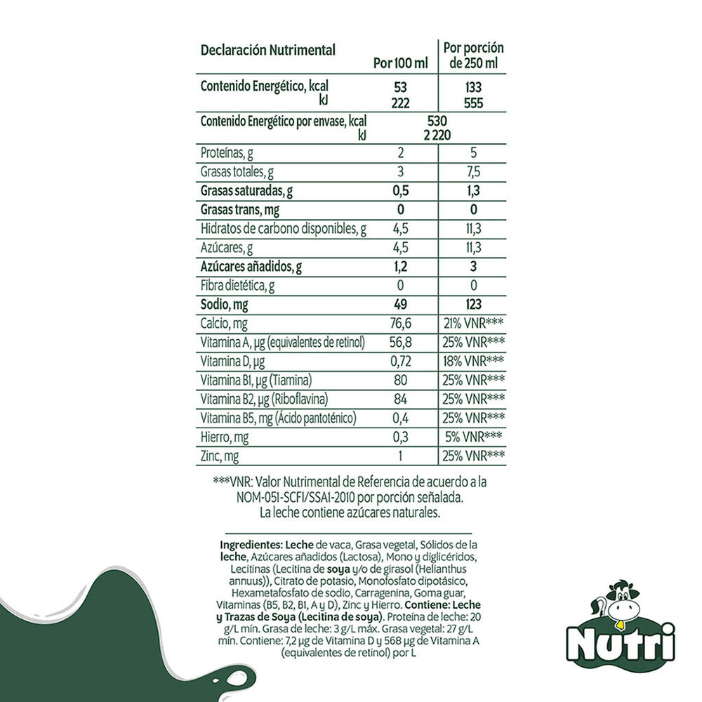 Producto L&aacute;cteo Combinado Nutri Entero 1 lt image number 1