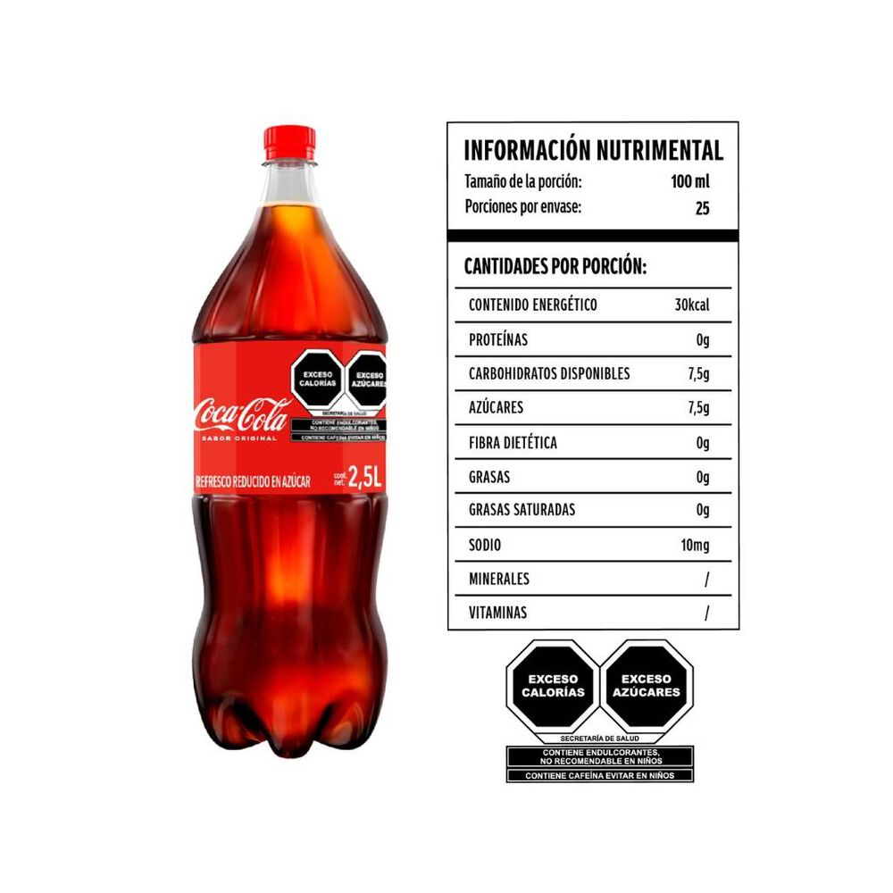 Refresco Coca-Cola 2.5 lt image number 2