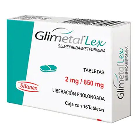 Glimetal Lex 850/2mg 16 Tab