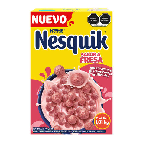Cereal Nesquik Fresa Nestl&eacute; 1.01 Kg