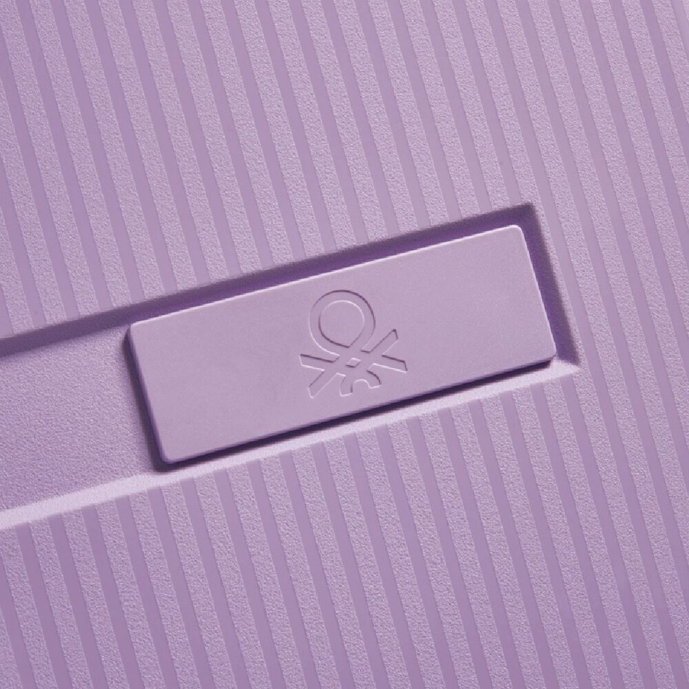 Maleta r&iacute;gida 55 cm Lavanda Benetton image number 4