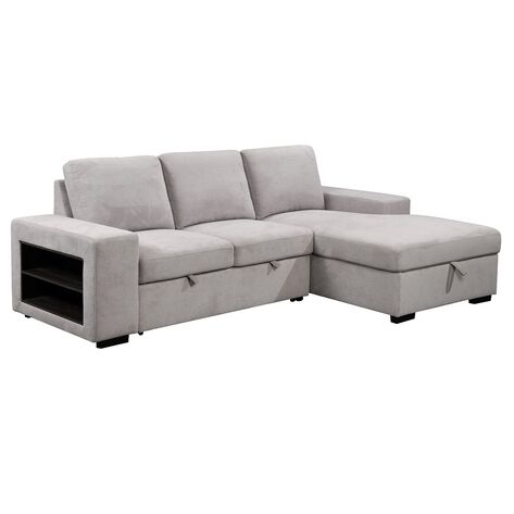 Sala con bajo cama y chaise Lilia