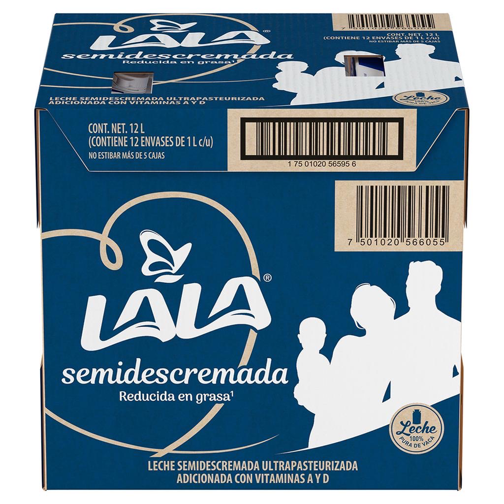 Leche Lala Semidescremada 1 lt image number 1