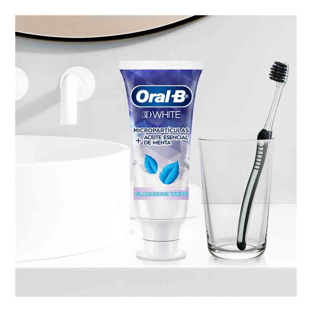 Pasta Dental Glamorous White Oral B  4 / 150 ml image number 2