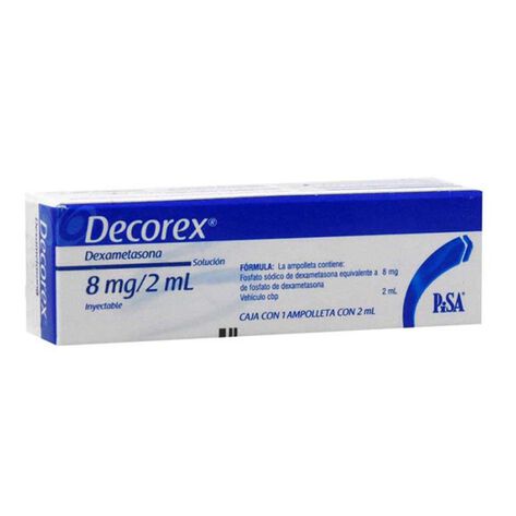 Decorex 8mg Sol Iny Amp 2ml