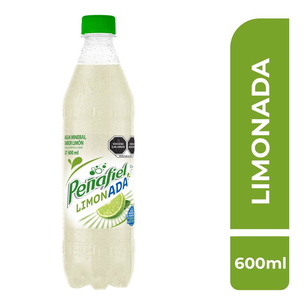 Agua Mineral Pe&ntilde;afiel Adas Limonada 600 ml image number 2