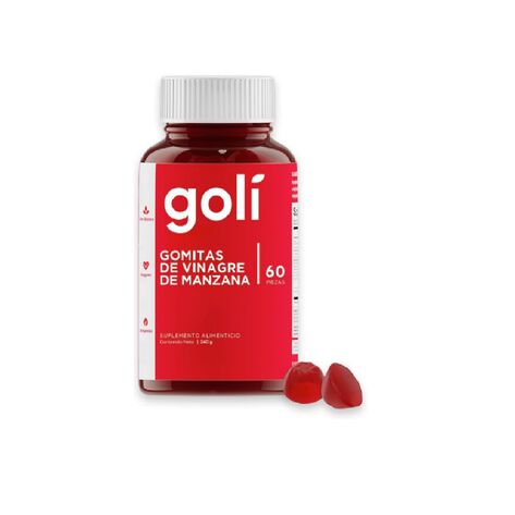 Gomitas de vinagre de manzana GOLI 60 piezas
