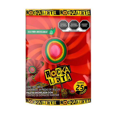 Paleta de Chile Rockaleta Sonrics 25/24 g