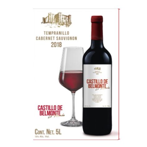 Vino Tinto Castillo de Belmonte Tempranillo 5 L