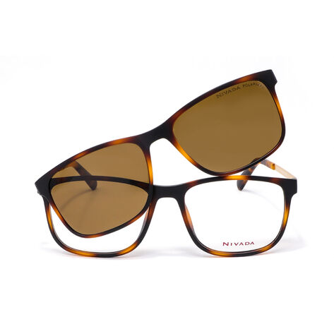 Lentes oftalmicos Nivada con clip para caballero
