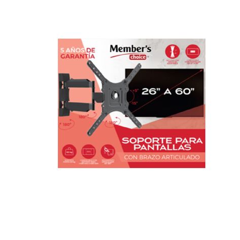 Soporte articulado pantallas 26&rdquo; a 60&rdquo; Member's Choice