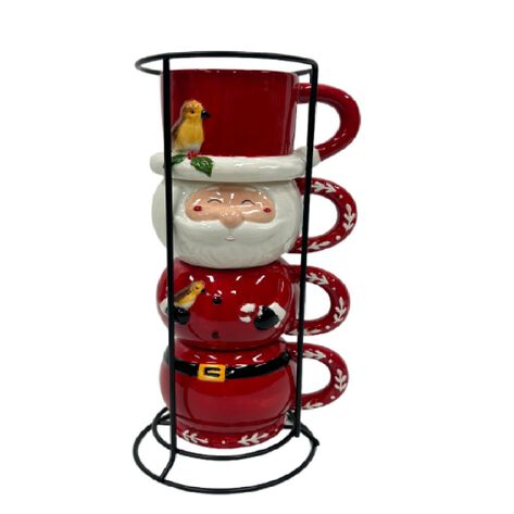 Tazas Apilables Santa Member's Choice
