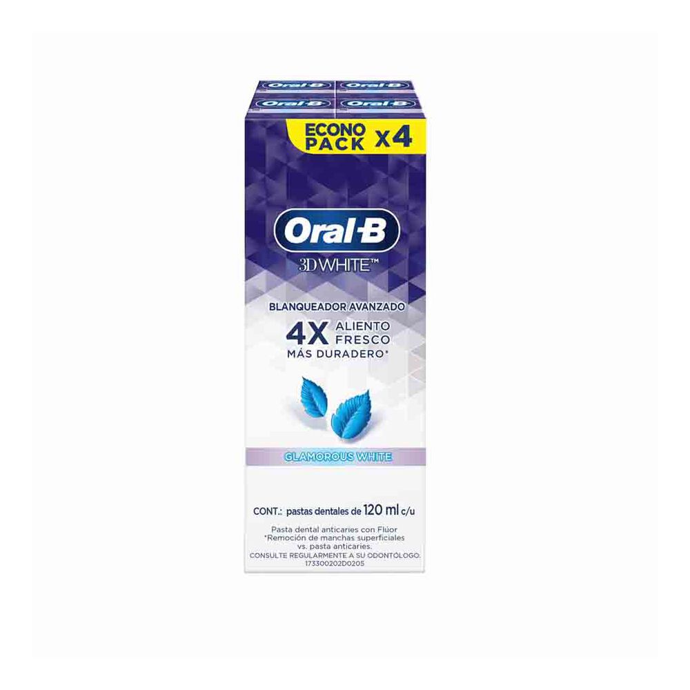 Pasta Dental Glamorous White Oral B  4 / 150 ml image number 5