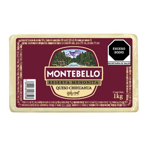 Queso Menonita Montebello Reserva 1 Kg
