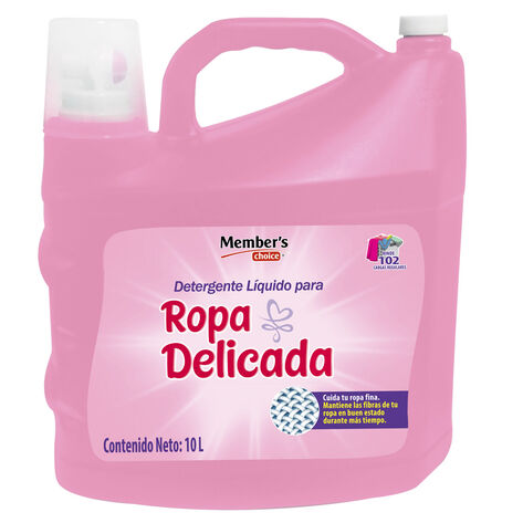 Detergente L&iacute;quido Ropa Fina Member's Choice 10 L