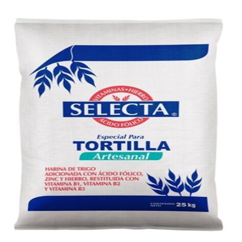 HARINA SELECTA TORTILLA ARTESANAL 25KG