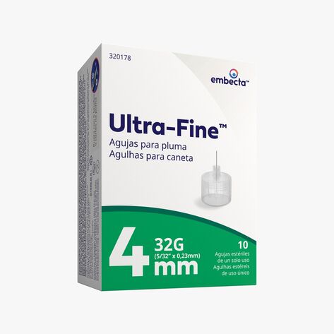 Agujas Para Pluma Bd Ultra Fine 32GX4MM 3 Pack