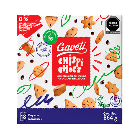 GALLETAS CHISPICHOCS GAVETI 864 GR