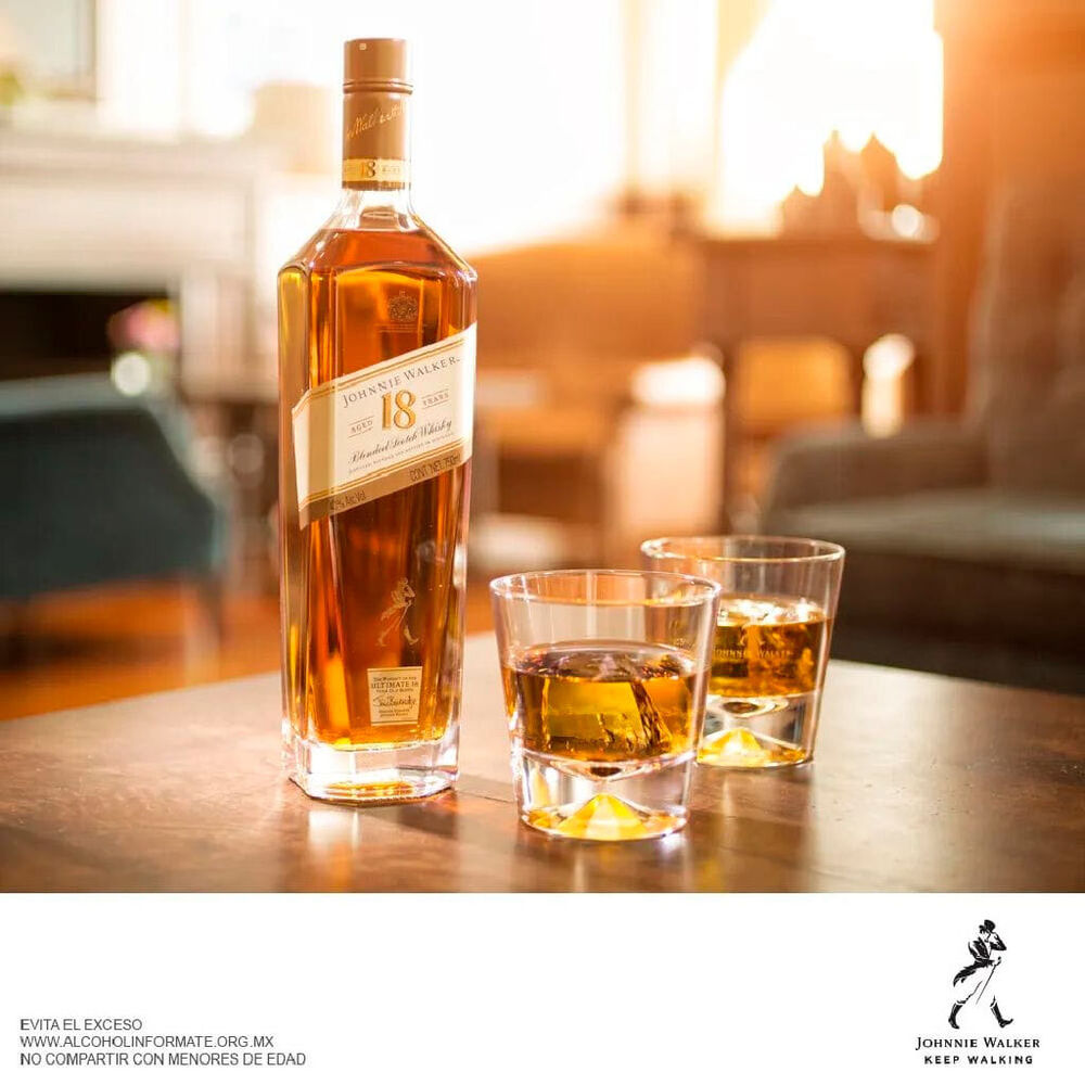 Whisky Johnnie Walker 18 Blend Scotch  750 ml image number 1