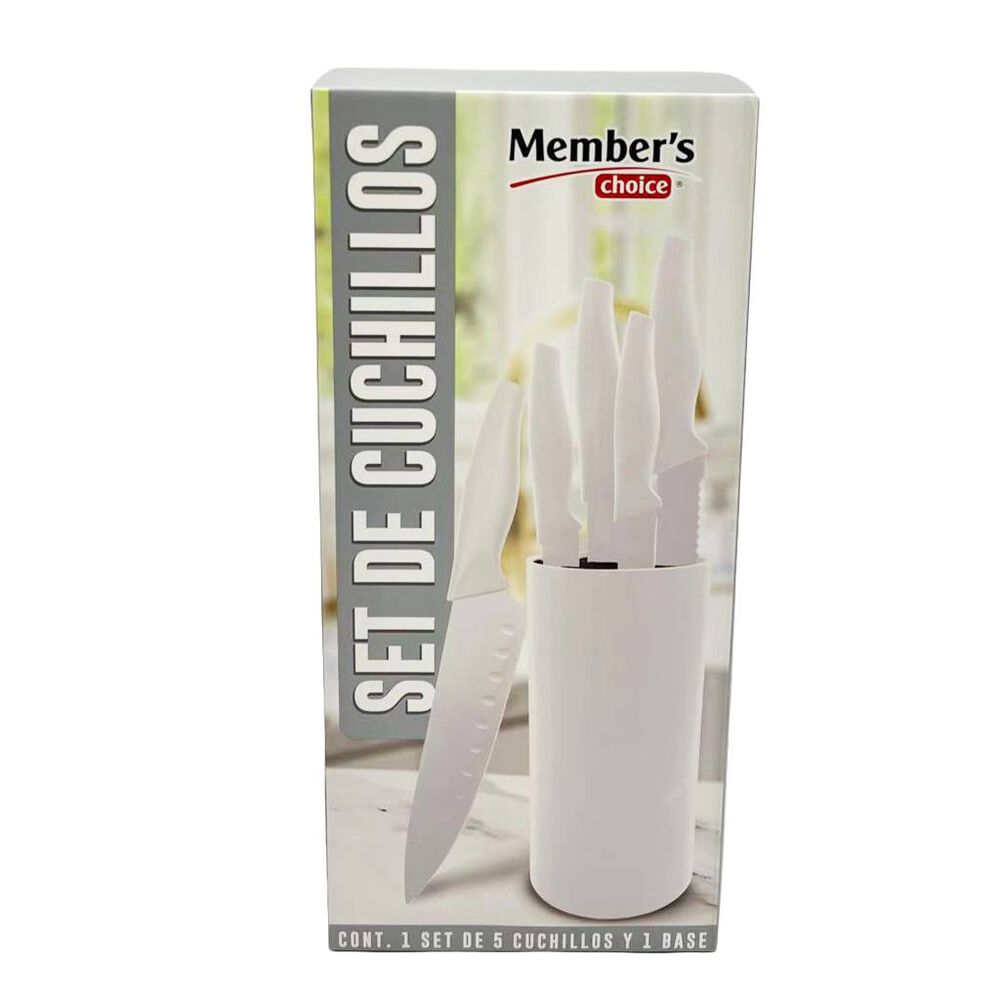 Set de Cuchillos Blancos 6 pzas Member's Choice image number 1
