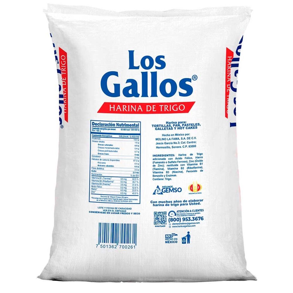 Harina de Trigo Los Gallos 1/25 kg image number 1