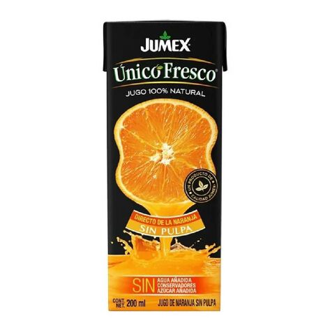 Jugo Jumex Unico Fresco Naranja 200 ml