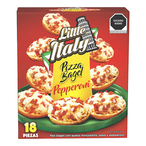 Mini Pizzas Bagels Little Italy 18 pzas