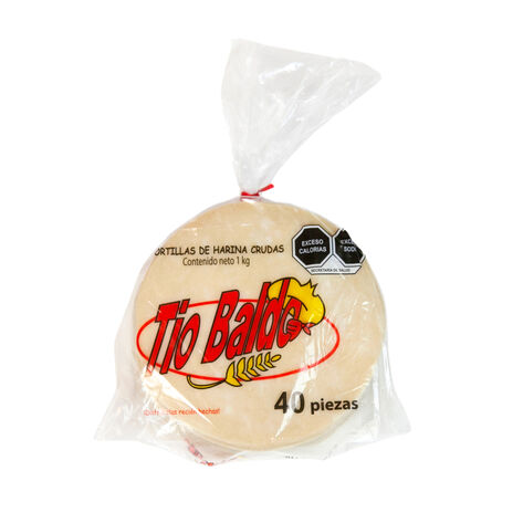 Tortilla de Harina Cruda T&iacute;o Baldo 1kg