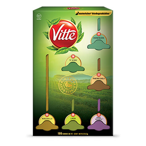 T&eacute; Variedad Selecta Vitte 186 Sobres