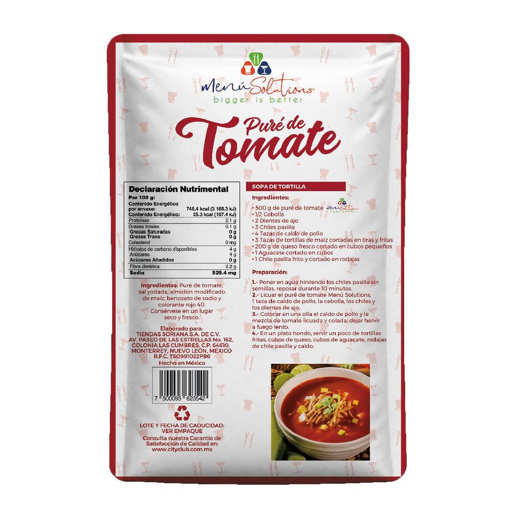 Pure Tomate Bolsa Men&uacute; Solutions 3 Kg image number 1