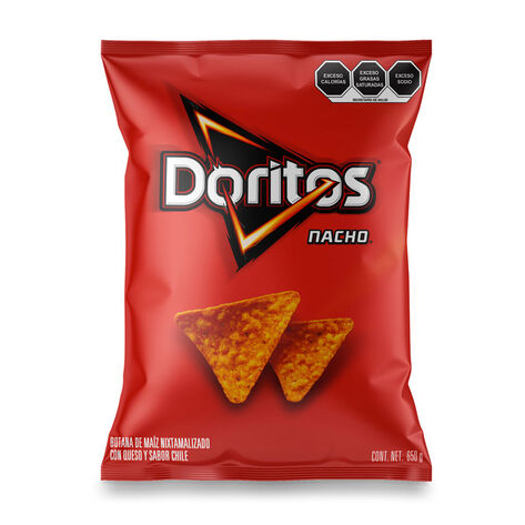 Botana de Maiz Sabor Queso y Chile Nachos Doritos 650 g