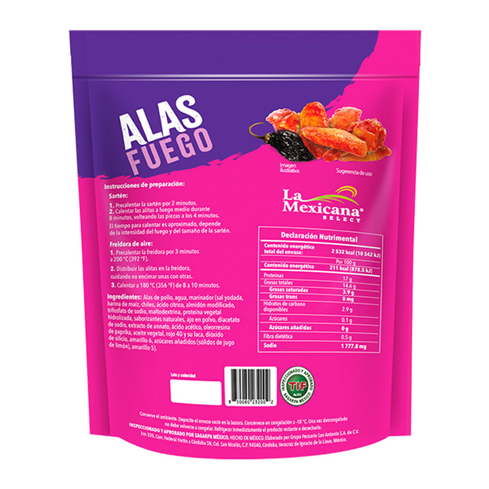 Alas Fuego La Mexicana 1.2 Kg image number 1