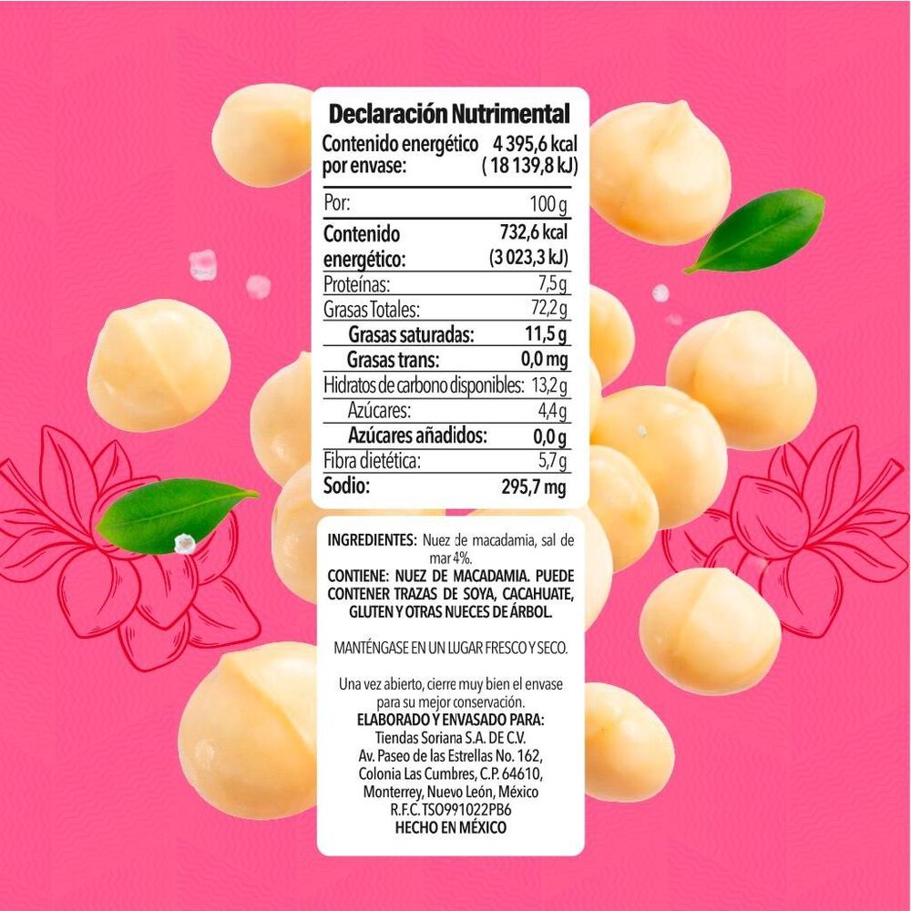 Macadamia Horneada 600 g Members Choice image number 2